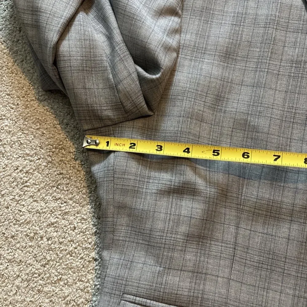 John Cena Own David Alan Dormeuil Echo Super 130’s Gray 2 Piece Suit Custom Wool